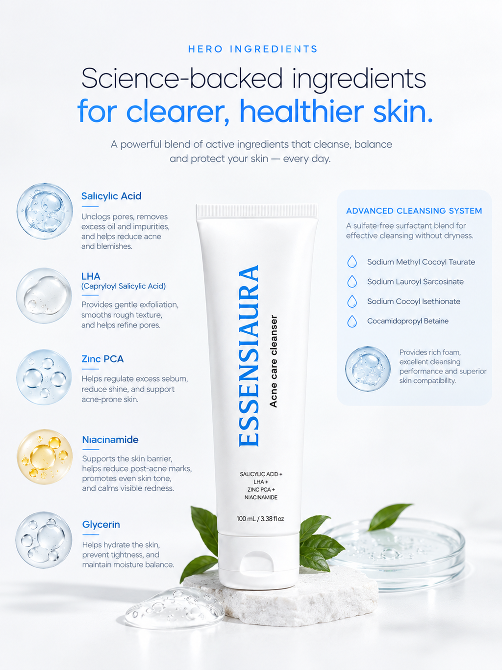 AcneClear Advanced Purifying Cleanser